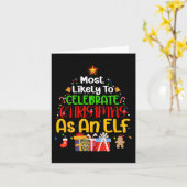 Am wahrscheinlichsten feiert man Weihnachten als E Karte (Gelbe Blume)