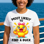 Am wahrscheinlichsten findet man ein Duck Funny Cr T-Shirt