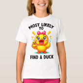 Am wahrscheinlichsten findet man ein Duck Funny Cr T-Shirt (Vorderseite)