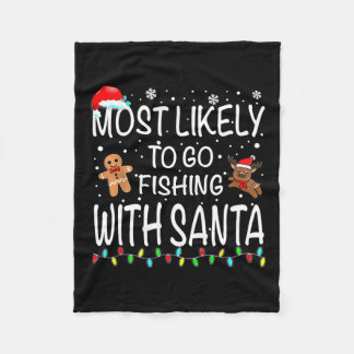 Am wahrscheinlichsten fischen mit Santa Fishing Fu Fleecedecke