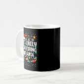 Am wahrscheinlichsten fischen mit Santa Fishing Fu Kaffeetasse (Vorderseite Links)