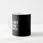 Am wahrscheinlichsten fischen mit Santa Fishing Fu Kaffeetasse (Vorderseite Links)