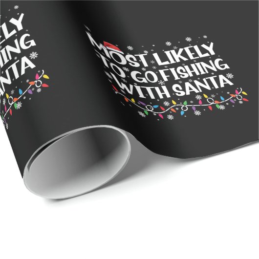 Am wahrscheinlichsten fischen mit Weihnachtsfische Geschenkpapier (Rolleneckpunkt)