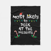 Am wahrscheinlichsten Flüchtige Blick präsentiert Fleecedecke (Vorderseite)