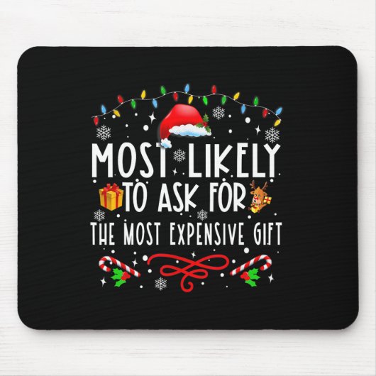 Am wahrscheinlichsten für das teuerste Geschenk Ch Mousepad (Vorne)