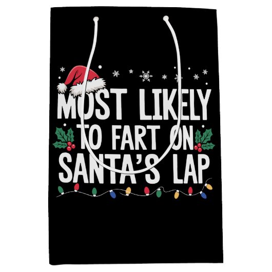 Am wahrscheinlichsten für die Furz auf Weihnachten Mittlere Geschenktüte (Vorderseite)