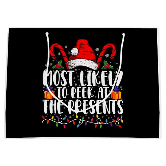 Am wahrscheinlichsten für Flüchtige Blick bei der  Große Geschenktüte (Vorderseite)