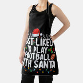 Am wahrscheinlichsten Fußball mit Weihnachten spie Schürze (InSitu)