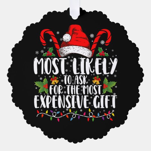 Am wahrscheinlichsten Gefragt für das teuerste Ges Ornament Karte (Vorderseite)