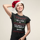 Am wahrscheinlichsten Gefragt Weihnachtsweihnachts T-Shirt
