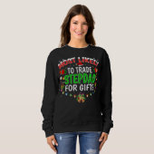 Am wahrscheinlichsten gehandelt Stepdad Weihnachts Sweatshirt (Vorne ganz)