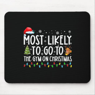 Am wahrscheinlichsten geht am Weihnachten Familien Mousepad