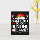 Am wahrscheinlichsten geht die Jagd mit Santa Hunt Karte (Gelbe Blume)