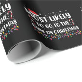 Am wahrscheinlichsten geht es in der Weihnachtsfam Geschenkpapier (Rolleneckpunkt)