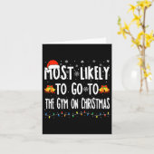 Am wahrscheinlichsten geht es zu Weihnachten Bodyb Karte (Gelbe Blume)