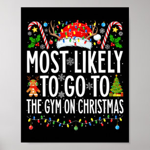 Am wahrscheinlichsten geht es zu Weihnachten Bodyb Poster
