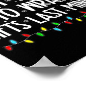 Am wahrscheinlichsten Geschenke in letzter Minute  Poster (Ecke)