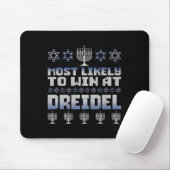 Am wahrscheinlichsten gewinnt man bei Dreidel Funn Mousepad (Mit Mouse)