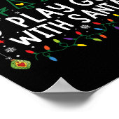 Am wahrscheinlichsten Golf mit Santa Matching Chri Poster (Ecke)