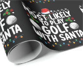 Am wahrscheinlichsten Golf mit Weihnachten Holi sp Geschenkpapier (Rolleneckpunkt)