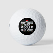 Am wahrscheinlichsten Golf mit Weihnachten Holi sp Golfball (Vorderseite)
