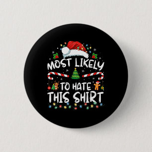 Am wahrscheinlichsten hassen diese Familie Weihnac Button
