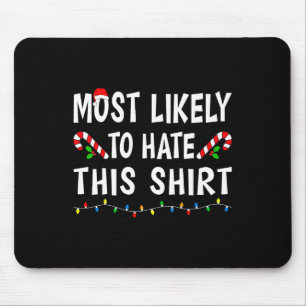 Am wahrscheinlichsten hassen diese lustigen Weihna Mousepad