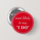 Am wahrscheinlichsten "Ich will" sagen Button (Vorne & Hinten)
