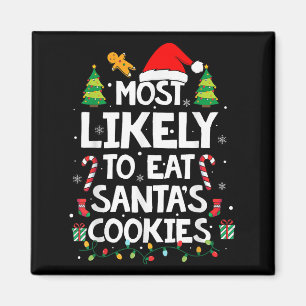 Am wahrscheinlichsten isst die Weihnachtsfamilie C Magnet