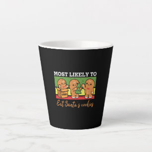 Am wahrscheinlichsten isst man die Kekse des Weihn Milchtasse