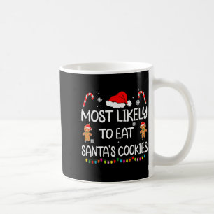 Am wahrscheinlichsten isst Santas Kekse Familienwe Kaffeetasse