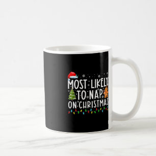 Am wahrscheinlichsten ist das Nickerchen an Weihna Kaffeetasse