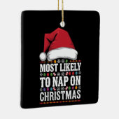 Am wahrscheinlichsten ist das Nickerchen auf Weihn Keramikornament (Rechts)