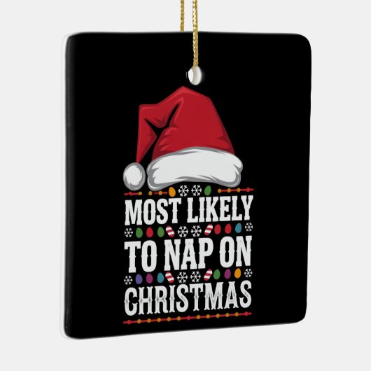 Am wahrscheinlichsten ist das Nickerchen auf Weihn Keramikornament (Rechts)