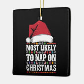 Am wahrscheinlichsten ist das Nickerchen auf Weihn Keramikornament (Links)
