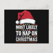 Am wahrscheinlichsten ist das Nickerchen auf Weihn Postkarte (Vorderseite)