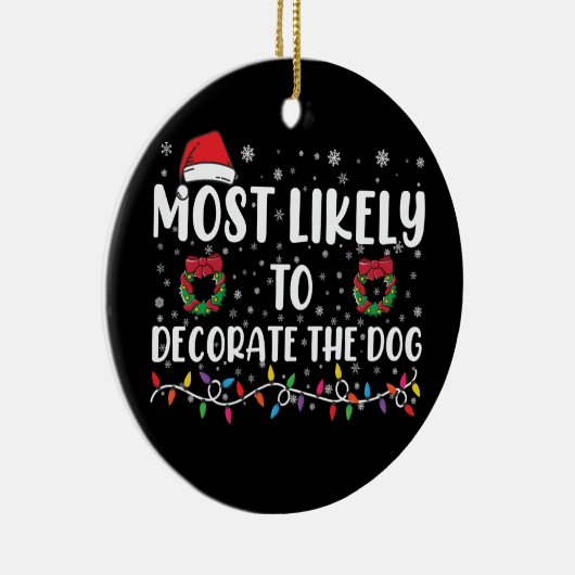 Am wahrscheinlichsten ist, dass der Hund passt Wei Keramik Ornament (Rechts)