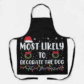 Am wahrscheinlichsten ist, dass der Hund passt Wei Schürze (Vorderseite)