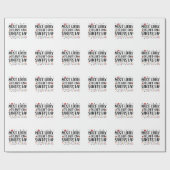 Am wahrscheinlichsten ist die Furz auf Santas Lap Geschenkpapier (Flach)