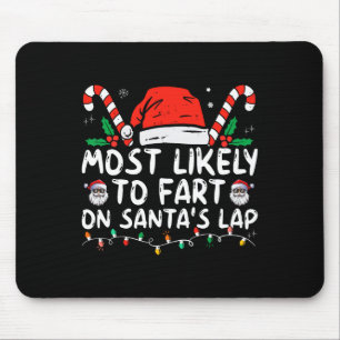 Am wahrscheinlichsten ist die Furz auf Weihnachtsm Mousepad