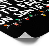 Am wahrscheinlichsten ist die Furz auf Weihnachtsm Poster (Ecke)