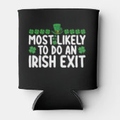 Am wahrscheinlichsten ist ein irischer Exit St Pat Dosenkühler (Vorderseite)