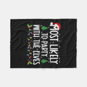 Am wahrscheinlichsten ist ein Party mit dem Weihna Fleecedecke (Vorderseite (Horizontal))