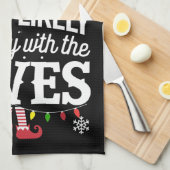 Am wahrscheinlichsten ist ein Party mit den Elfen Geschirrtuch (Viertel Falte)