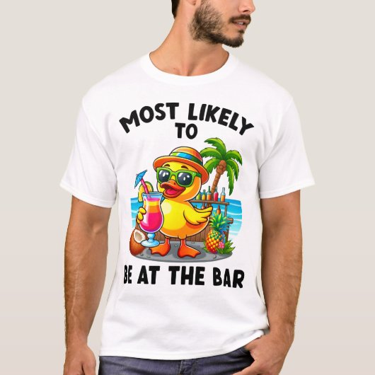 Am wahrscheinlichsten ist es am Bar Funny Cruise S T-Shirt (Vorderseite)