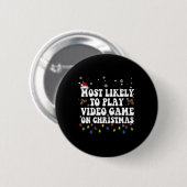 Am wahrscheinlichsten ist es, am Weihnachtsfeierta Button (Vorne & Hinten)
