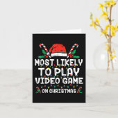 Am wahrscheinlichsten ist es, am Weihnachtsfeierta Karte (Gelbe Blume)