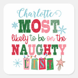 Am wahrscheinlichsten ist es, auf dem Individuelle Quadratischer Aufkleber