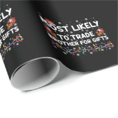 Am wahrscheinlichsten ist es, Brüder zu Weihnachte Geschenkpapier (Rolleneckpunkt)