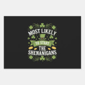 Am wahrscheinlichsten ist es, das Shenanigan St Pa Geschenkpapier Set (Vorderseite)